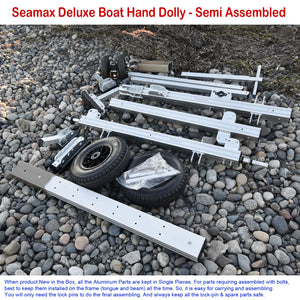 Seamax New Deluxe Aluminio Portable Boat Hand Dolly Set - Heavy Duty