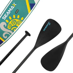 Seamax SUP Paddle for All Stand Up Paddle Board Floatable and Portable, Adjustable Length 68” to 82” for Kid and Adult