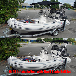 SEAMAX BIMINI SOLUTION FOR INFLATABLE BOAT, FIBERGLASS BOAT, AND ALUMINUM BOAT