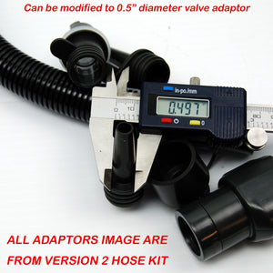 Nylon Air Hose Kit for Seamax 20PSI SUP Electric Air Pump - 2 Version