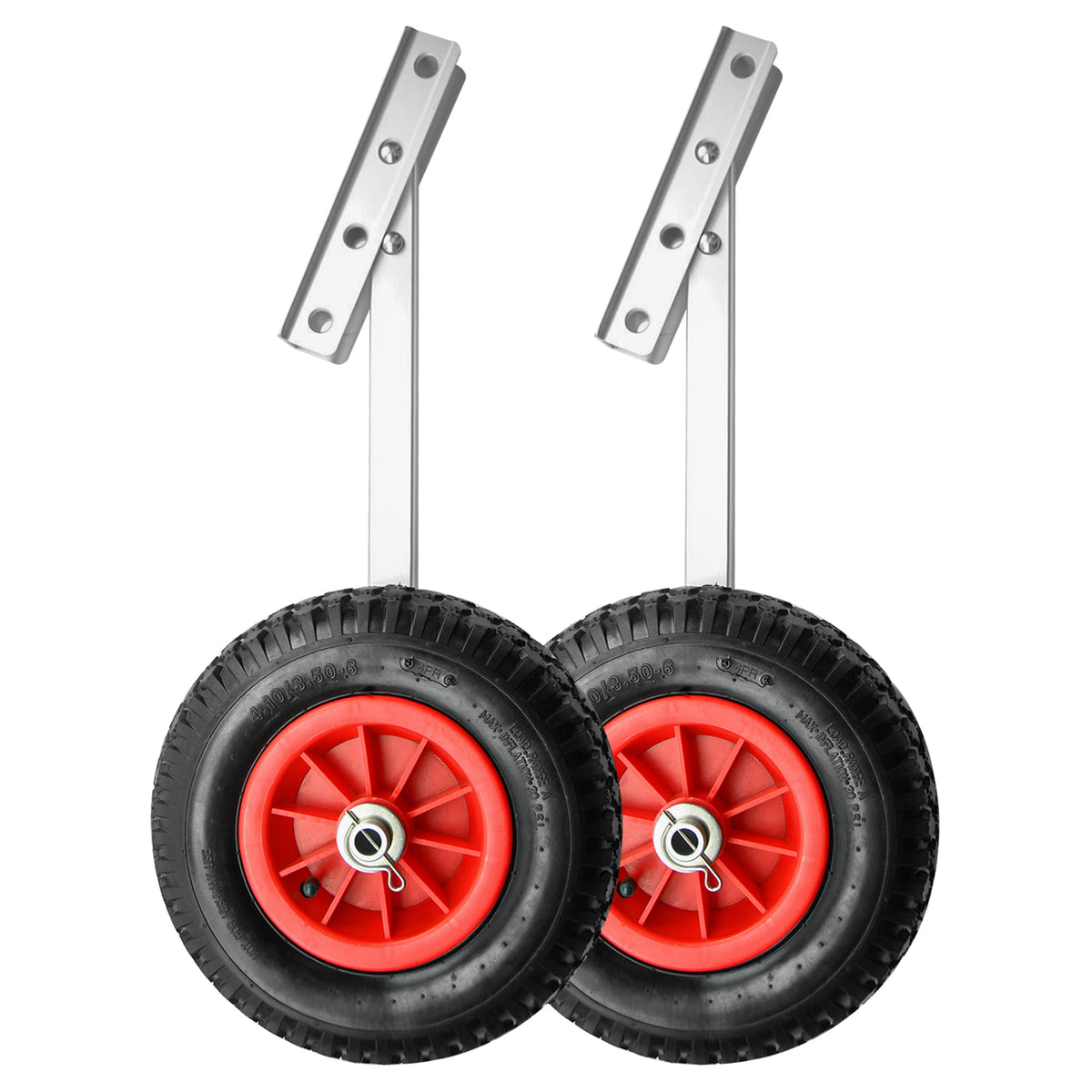 Aluminium Launching Wheels for inflatable boat dinghy
